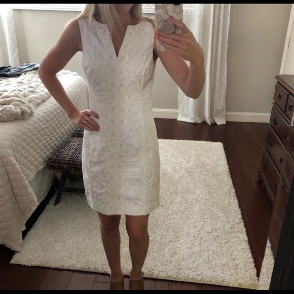 Lilly Pulitzer Dresses & Skirts - Lilly Pulitzer White Janice Shift Dress
